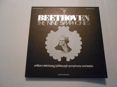 Beethoven CompleteNineSymphonies 7 LP Set Pittsburgh Sym Orch William Steinberg