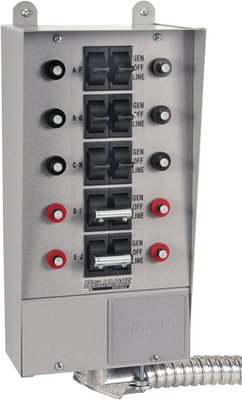 31410B Pro/Tran 10-Circuit 30-Amp Indoor Generaor Transfer Switch