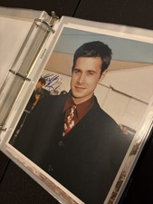Freddie Prinze Jr. Signed 8x10 Color Photo - Portrait in suit and red tie