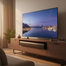 Dynamic Wireless Sound Bar for TV  Projector - 2.5  Height  User Friendly