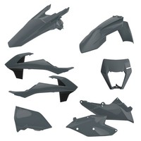 Plastikkit Grau Plastiksatz Passend FüR KTM EXC-F 350 Ie Bj. 2020-2023