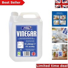 Consumers Pride 5L Unscented White Vinegar | Perfect for Baking & Marinating 2.00 per litre