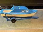 Matchbox Lesney 1966 No. 9 Cabin Cruiser Boat & Trailer Loose Excellent Eng L88A