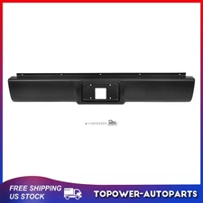 Steel Rear Bumper w/ Light Roll Pan For 1988-98 Chevrolet GMC C/K 1500 2500 3500