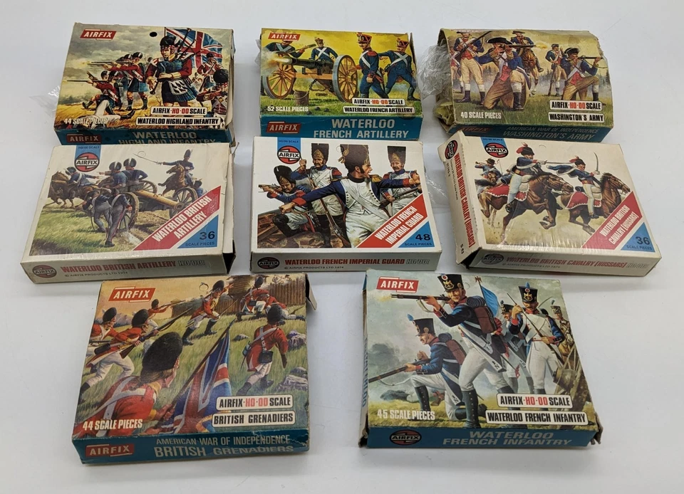 Lote de figuras militares Airfix escala HO-OO Waterloo Guerra de Independencia Americana Foto 2 de 4