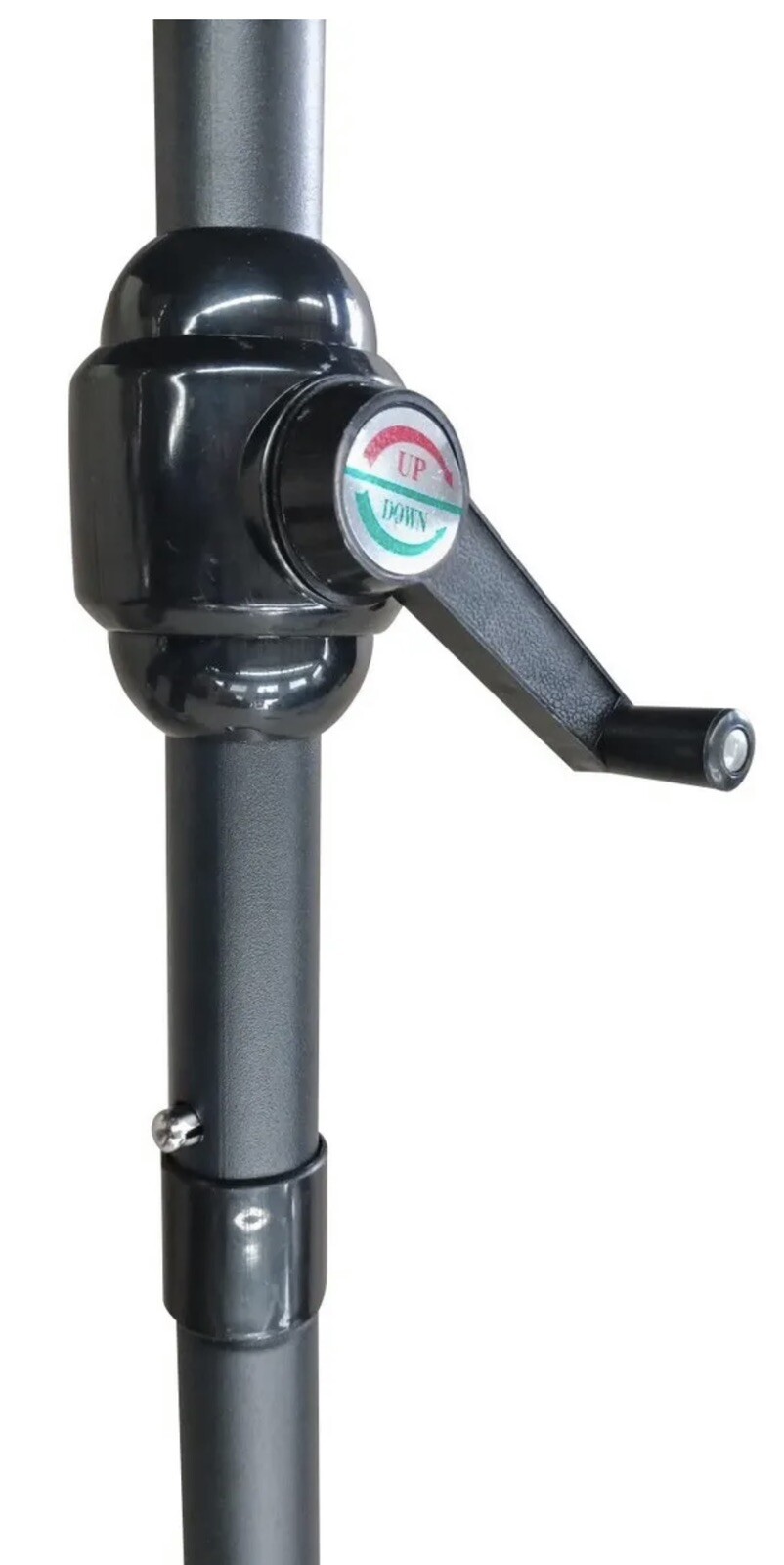 Garden Grey 2m Parasol Umbrella Parasol, Crank Handle Patio eBay