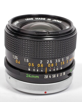 Canon 24mm F2.8 SSC wide angle lens for Canon FD mount #0299 | eBay