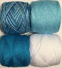 Hilo Crystal .Colors 137/29/884/01.Acrylic/Rayon. 900 yards per ball. 1 lot of 4