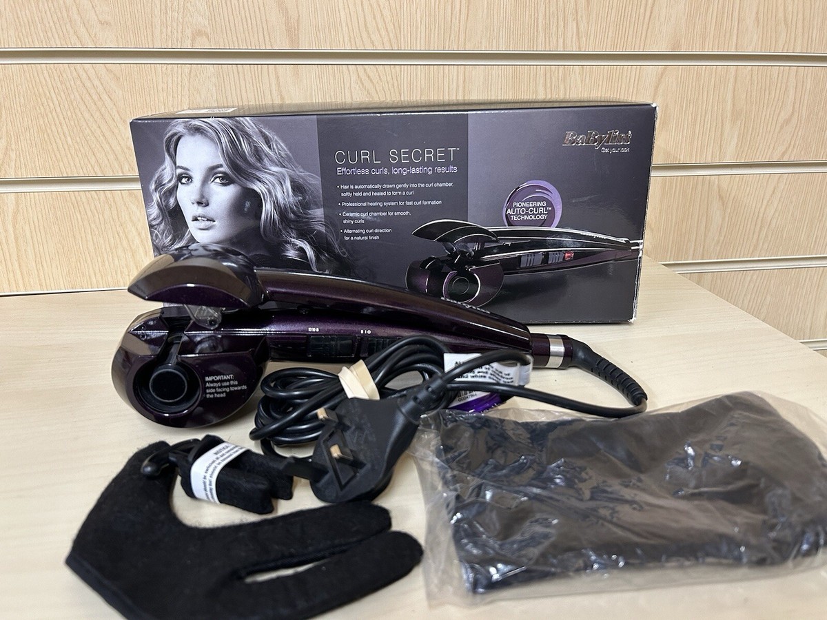 BaByliss Curl Secret Automatic Hair Curler Hair Styler Purple