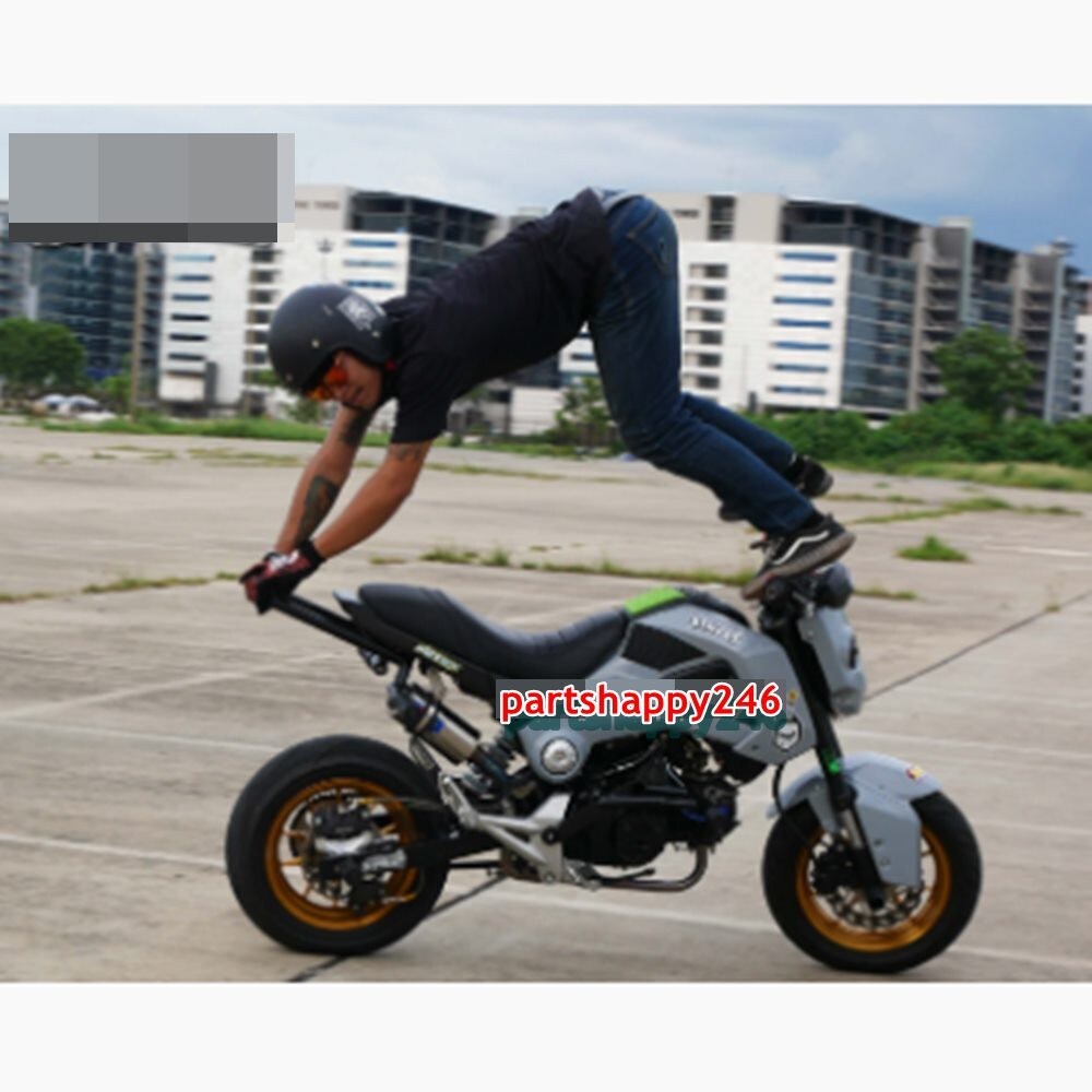 Honda Grom 12 Flat Bar Come With Foot Pegs (Fits: 14-20) Stunt Parts Motorcycle