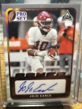 2021 Pro Set Power Football JoJo Earle RC Auto