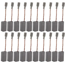 20 PCS Motor Carbon Brushes Replacement with Electrical and Thermal Conductivity