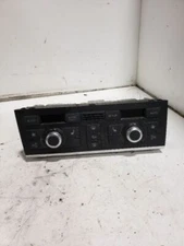 Used A/C Selector Switch fits: 2007 Audi A6 dual zone face plate black w/heated