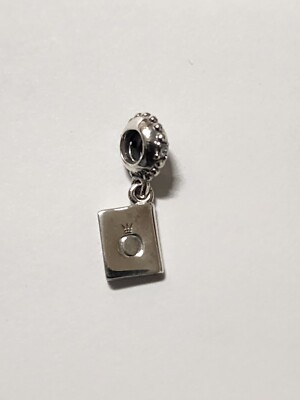 AUTHENTIC PANDORA ADVENTURE AWAITS PASSPORT DANGLE CHARM #791147CZ