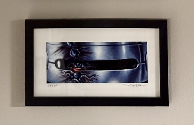 Robocop EWAF Eyes Without A Face Print Jason Edmiston. Signed, Numbered, Framed.