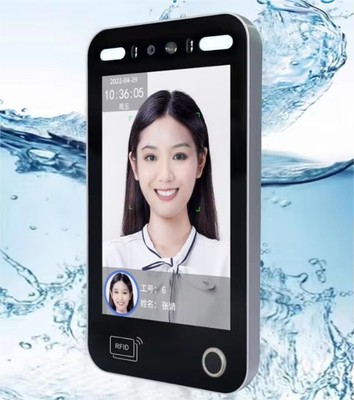 8 Inch Smart Card Door Touch Fingerprint Attendance System Face Recognition