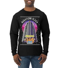 Retro Nakatomi Plaza 1988 Holiday Party Men Long Sleeve Shirt