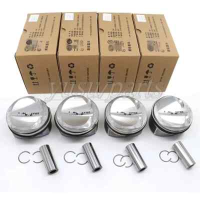 1.8 TFSI 4-Piston Set – 82.51mm STD With 21mm Piston Pin For Audi, VW, Skoda, Seat