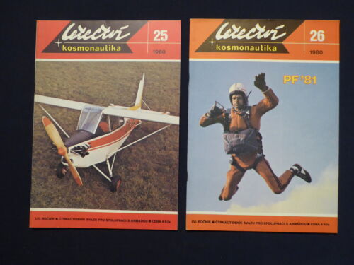 Letectvi kosmonautyka 1980, czasopismo Lotnictwo i kosmonautyka CSSR - Zdjęcie 1 z 2