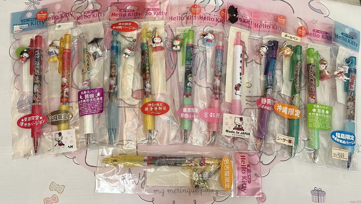 Vintage Sanrio Hello Kitty Charm Ballpoint Pen mechanical