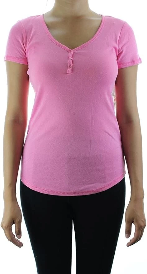 Nuevo top tejido de manga corta Charter Club para mujer, joya rosa, XS Foto 2 de 3