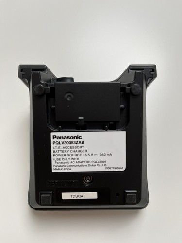 Panasonic PQLV30053ZAB Base caricabatterie telefono cordless e alimentatore CA PQLV208 - Foto 2 di 4