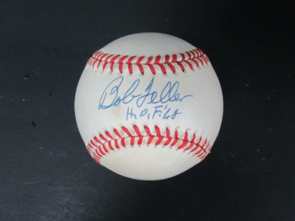 Bob Feller (HOF 62) Autographed Signed Baseball Autograph Auto PSA/DNA AK24791 