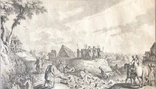 Pierre Quentin Chedel (1705-1763) burial of the dead around 1750