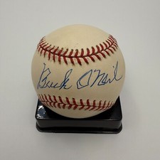 BUCK O'NEIL SIGNED/AUTO'D OFFICIAL RAWLINGS MLB AMERICAN LEAGUE BASEBALL - JSA