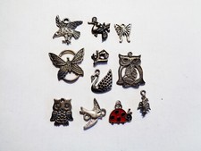 Bracelet Charms (11), Birds, Butterflys & Bugs, Small, Special New Pricing