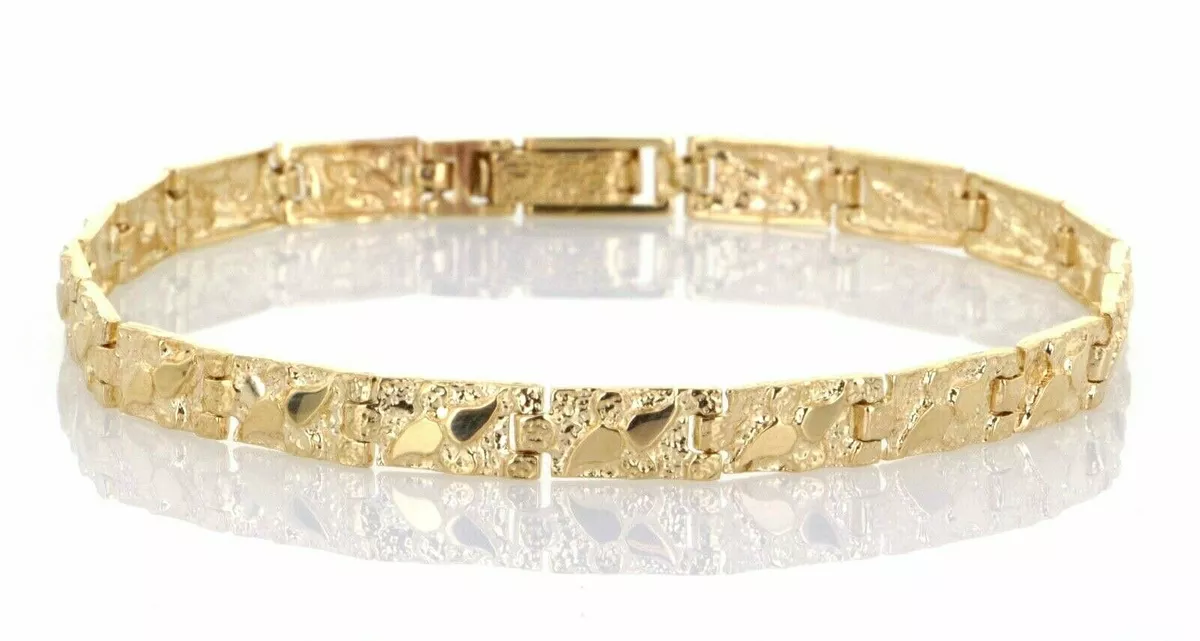 24k gold nugget bracelet online