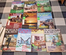 Lot of 10 Professional Builder Magazine 1979 1980