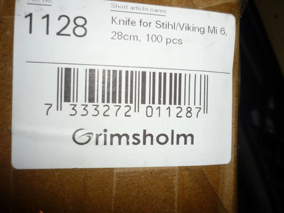 Rasenroboter Ersatzteil Messer für Stihl/ Viking RMI 600 NEU, 28cm - Bild 2 von 3