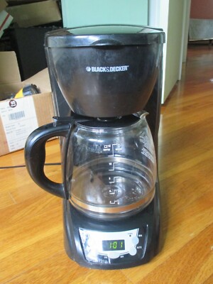 Black Decker DLX 1050 B 12-cup Programmable Coffee Maker text working well  763615841955| eBay
