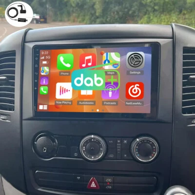 LEEKOOLUU DAB+ CarPlay Für Mercedes Sprinter 2006-2017 Autoradio Android 15 GPS Navi WIFI
