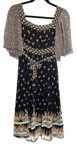anna sui denim dress Anna Sui UO Exclusive Denim Wrap Dress