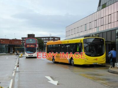 PHOTO  BURY INTERCHANGE TWO ROSSO (ROSSENDALE) BUSES AT BURY BUS STATION/TRANSPO