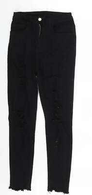 SheIn Damen Skinny Jeans schwarz Baumwollmischung Größe XS W26 L26in Slim