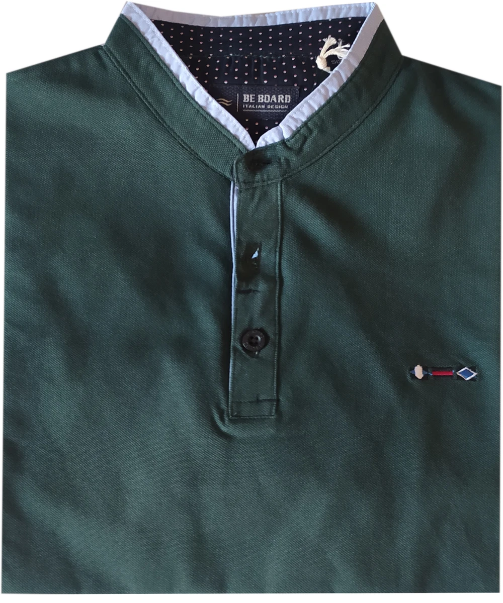 Polo uomo deals collo coreana