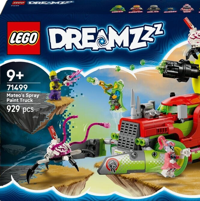 LEGO Dreamzzz 71499 Mateo's Spray Paint Truck 929 pcs Toy - Brand
