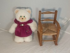 Vintage Fisher Price Briarberry Collection Berrybeth Bear Lovey Plush Doll EUC