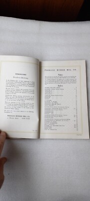 PEERLESS Rubber Co. Antique 1916 Handbook - Belting Applications  Industrial Age