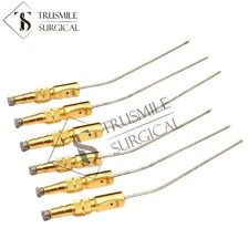 6 Pcs of Frazier Suction Tube With Atraumatic Tip Reusable Surgical Instruments