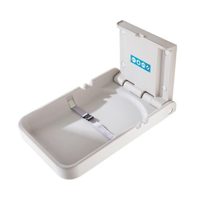 KSITEX Baby Changing Tables Fold-Down Baby Changing Station Wall-Mounted Vert...