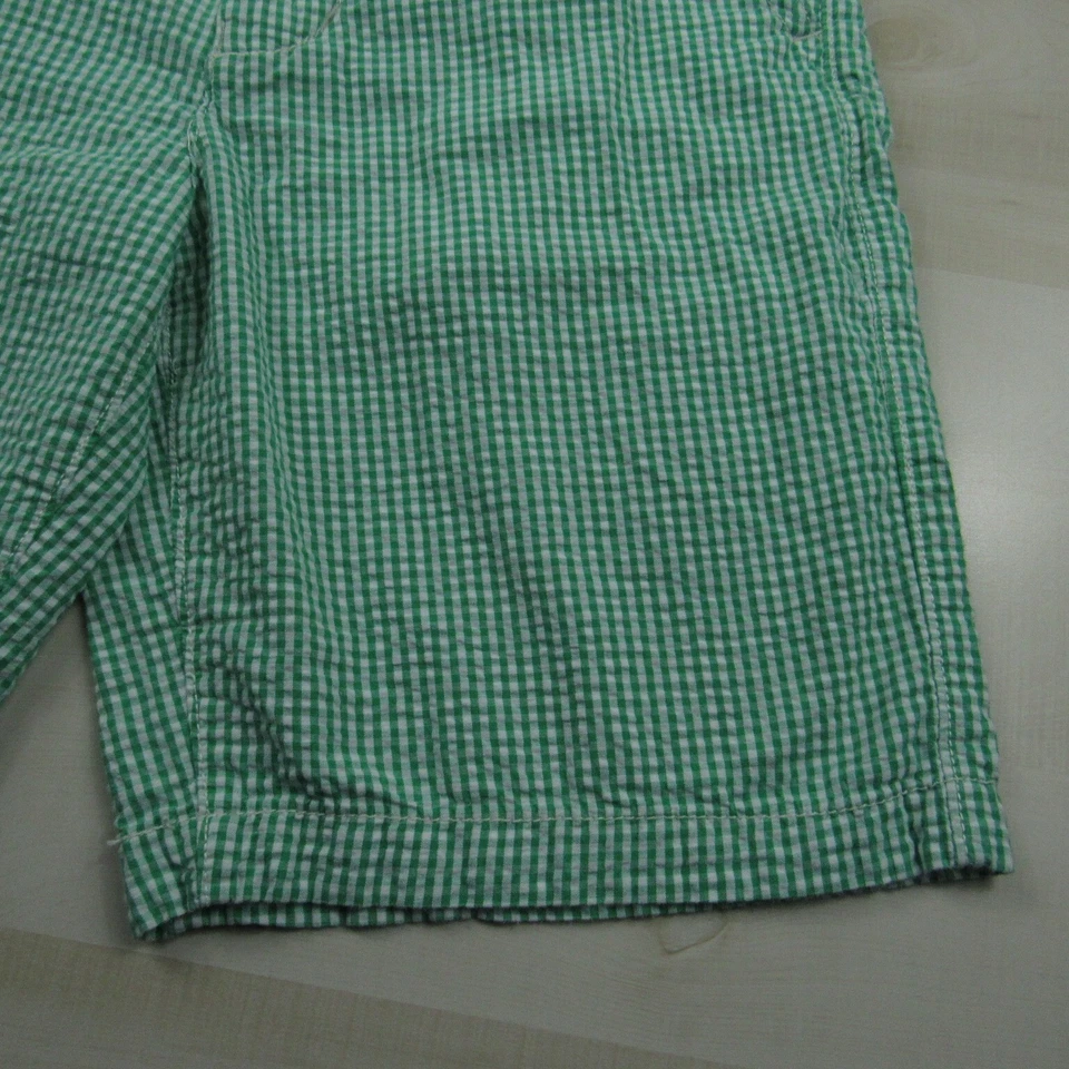 Шорты мужские American Eagle 30 зеленые хлопчатобумажные чеки Seersucker Chino классические - Изображение 3 из 4