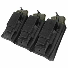 Condor Triple Kangaroo Magazine Molle Pouch - MA55002 - Black