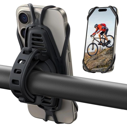 Téléphone Portable Guidon de Vélo Support Smartphone Moto Scooter - Photo 2/11
