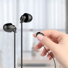 3.5mm Sleep Headset In Ear Earphone Stereo Silicone Earbuds Wired Headphone