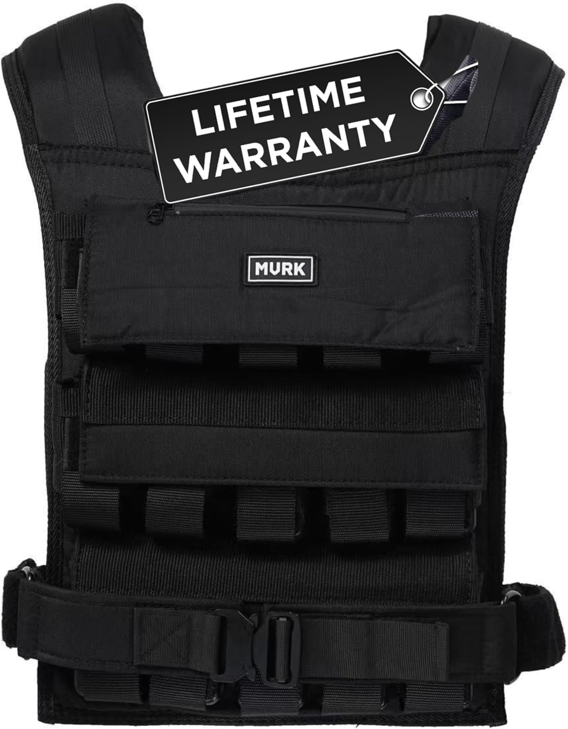MVRK Weighted Vest Men 65Lbs - Weighted with Removable Iron Weights, Heavy Duty