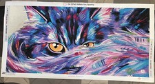 Completed Diamond Painting - Sneaky Cat